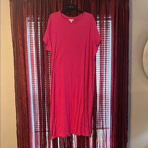 Terra & Sky Women's Short Sleeve Pink Tee